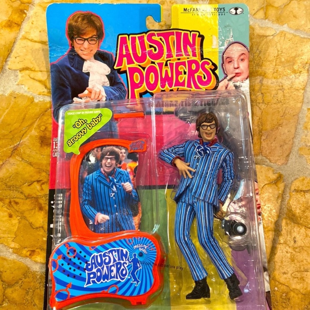 Vintage Groovy Baby Austin Powers Feature Film TalkingFigure Unopened McFarland